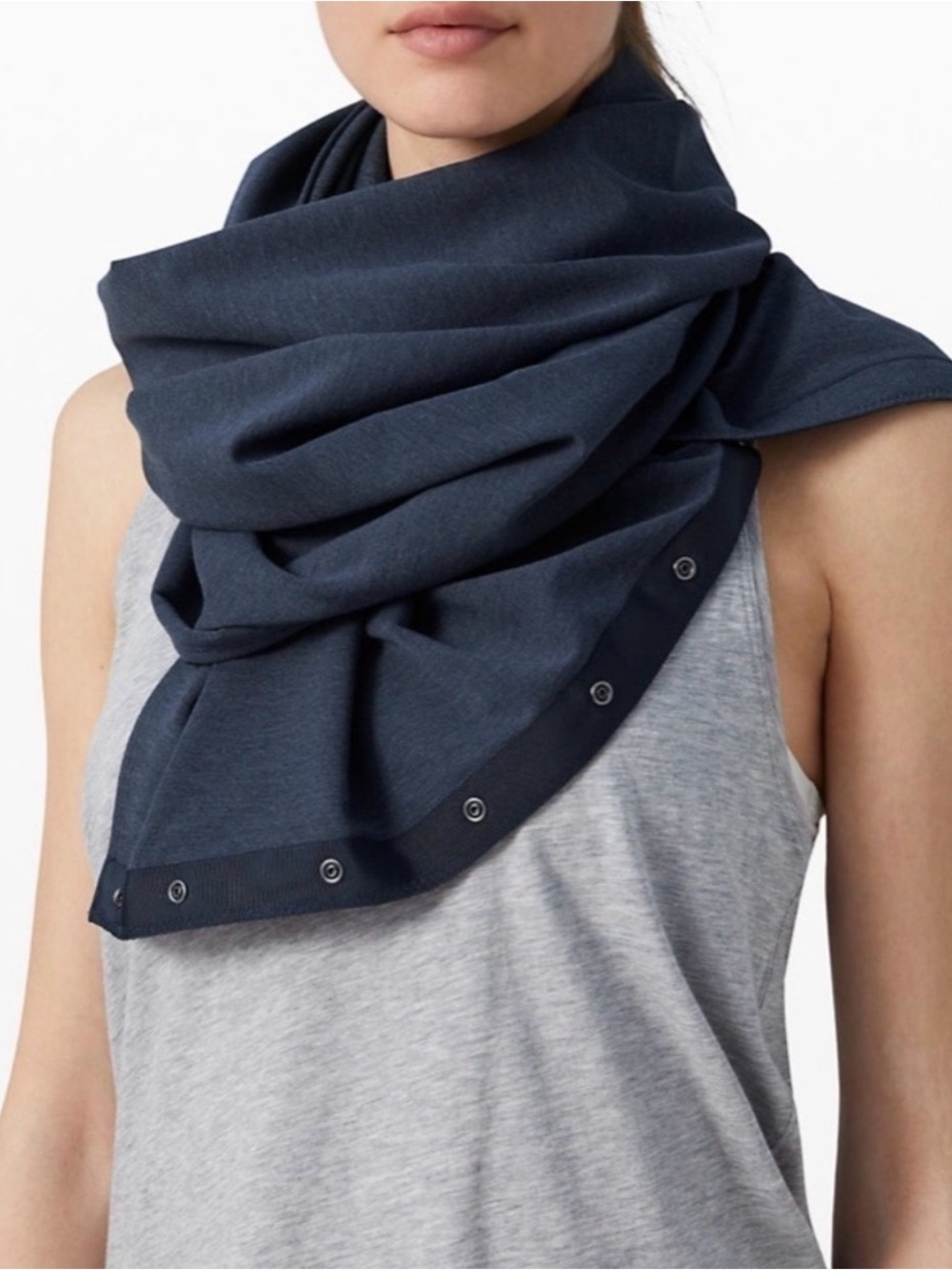 lululemon athletica Snap-Trim Wrap Scarf